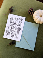 Grußkarte Gartenschätze