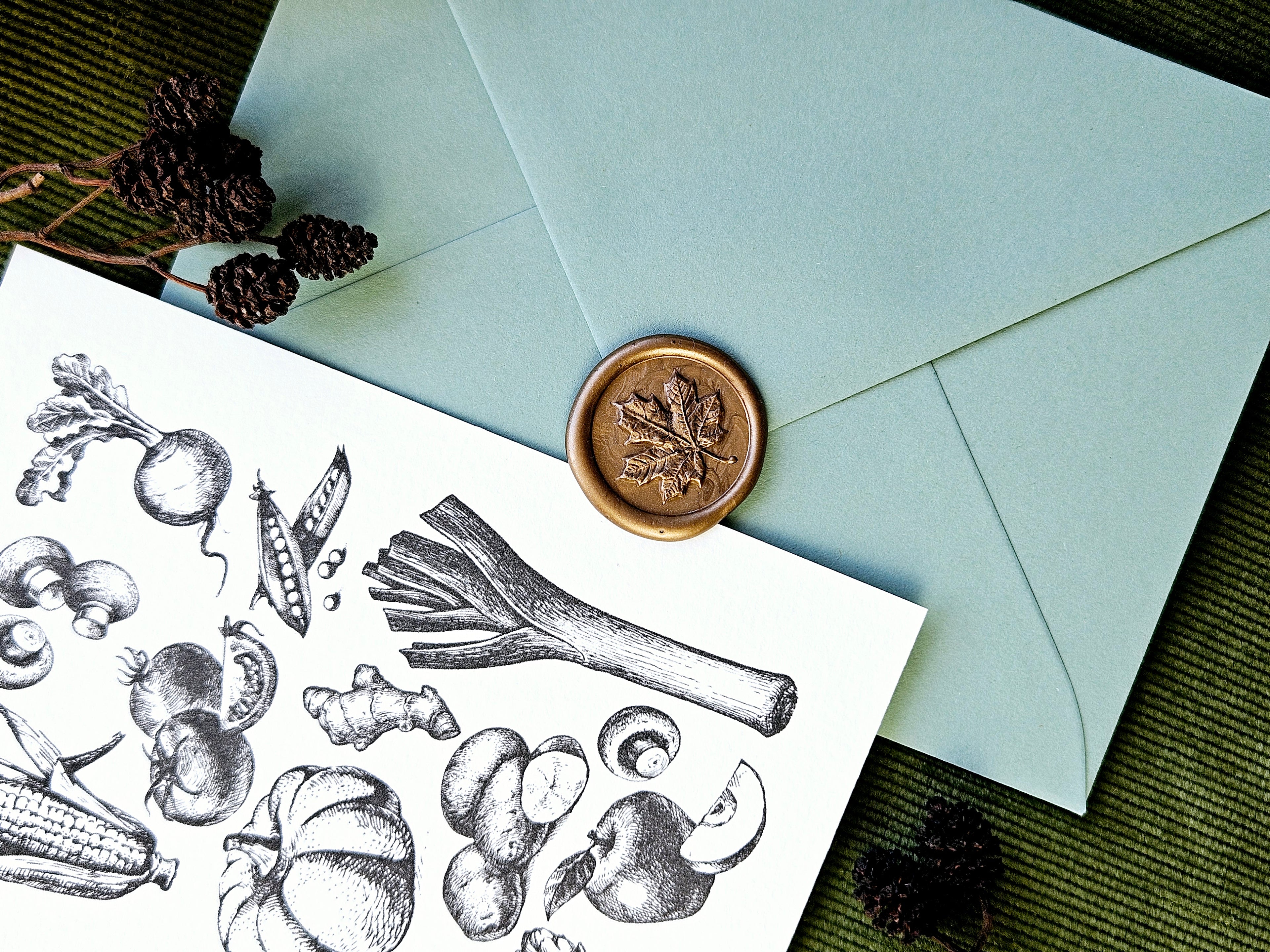 Grußkarte Gartenschätze