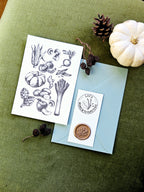 Grußkarte Gartenschätze