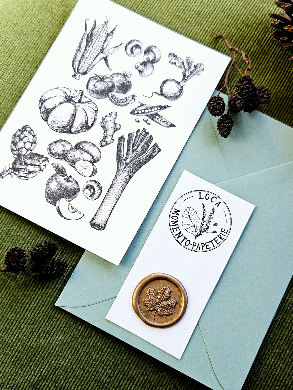 Grußkarte Gartenschätze