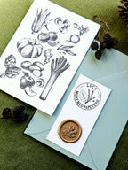 Grußkarte Gartenschätze