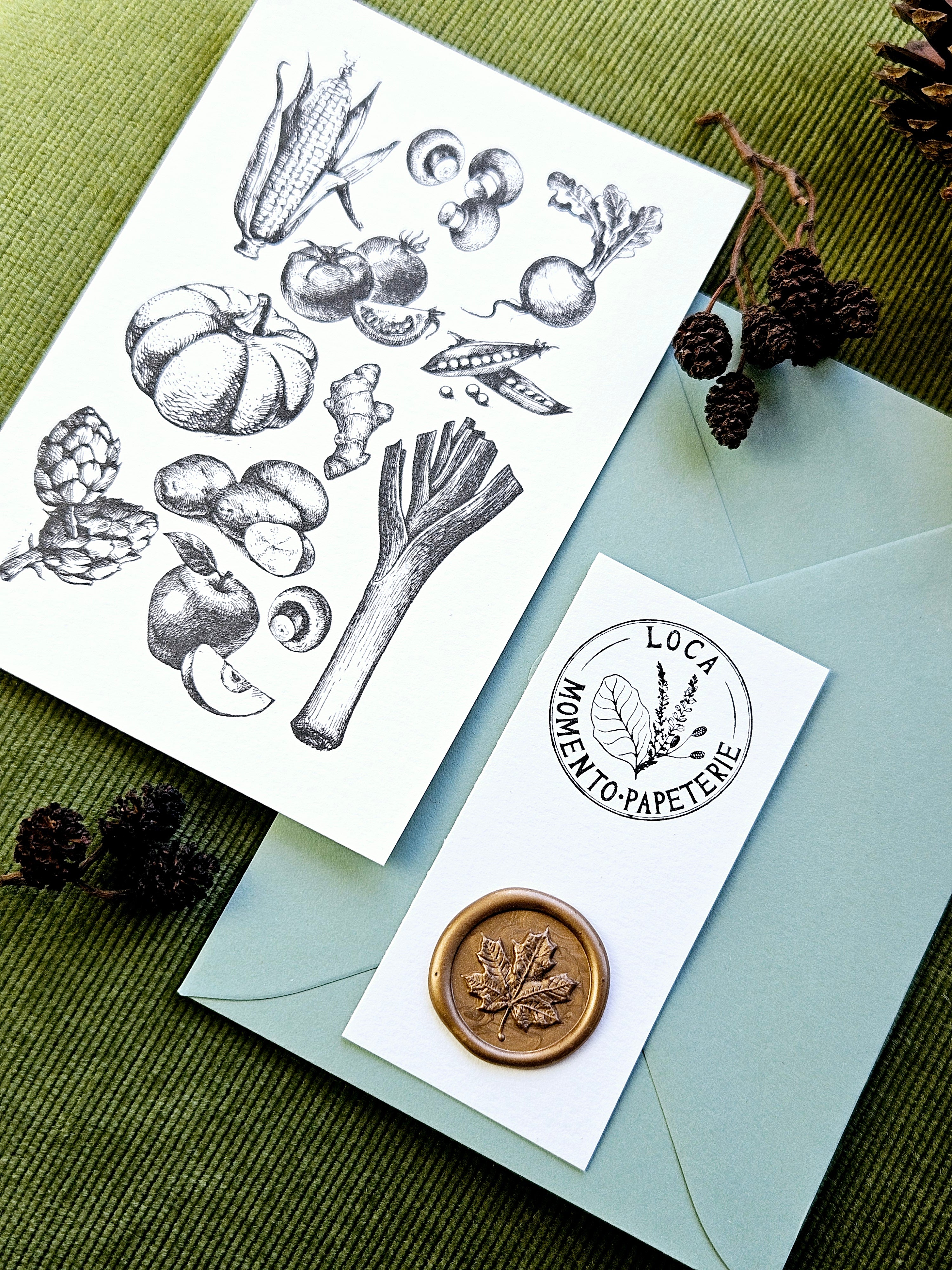 Grußkarte Gartenschätze