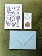 Grußkarte Gartenschätze