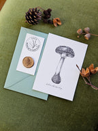 Grußkarte Glückspilz