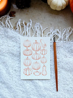 Grußkarte Kürbiszeit