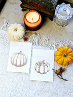 6er Grußkarten Set Herbstpoesie