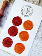 6er Grußkarten Set Herbstpoesie