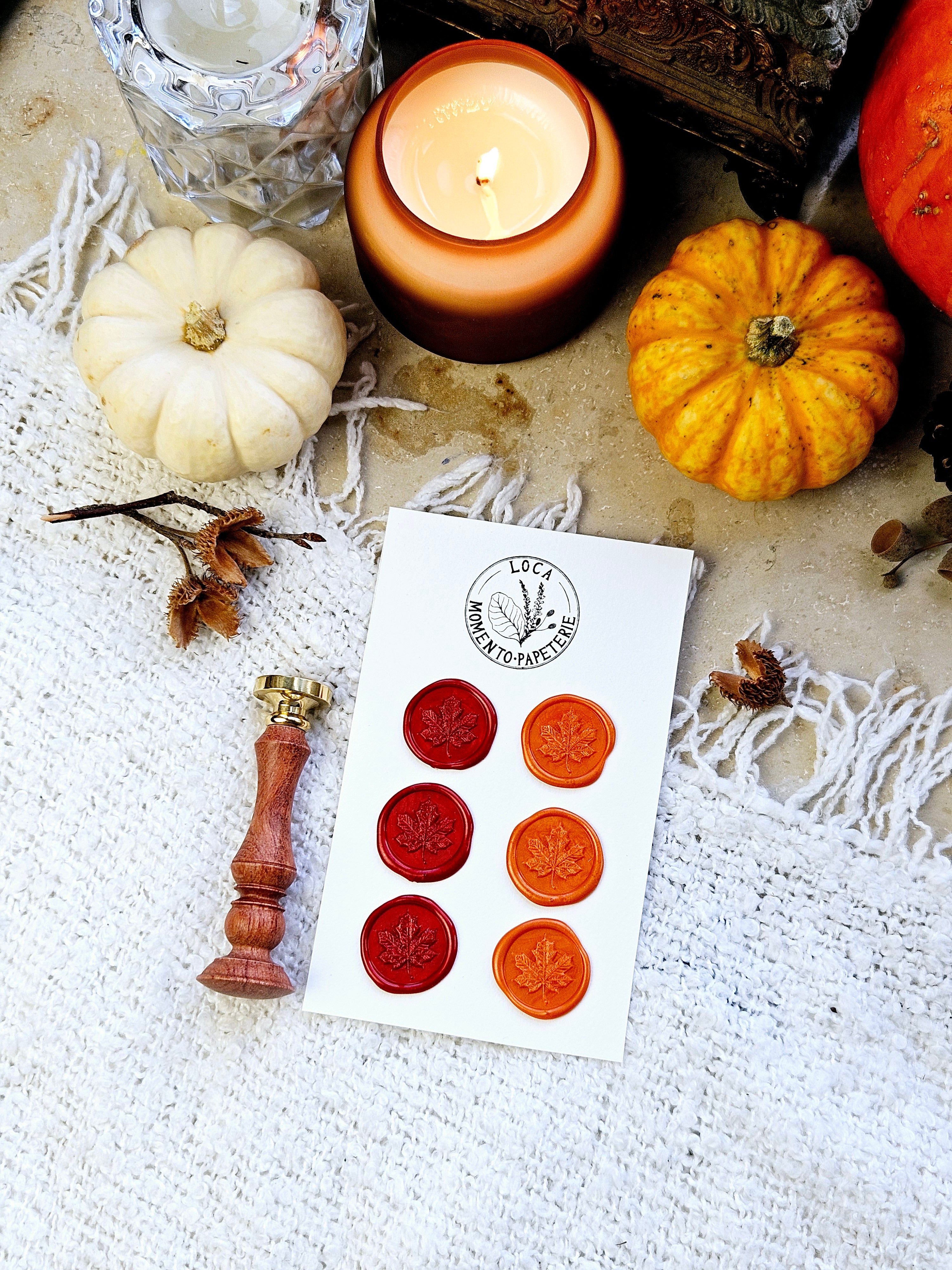 6er Grußkarten Set Herbstpoesie