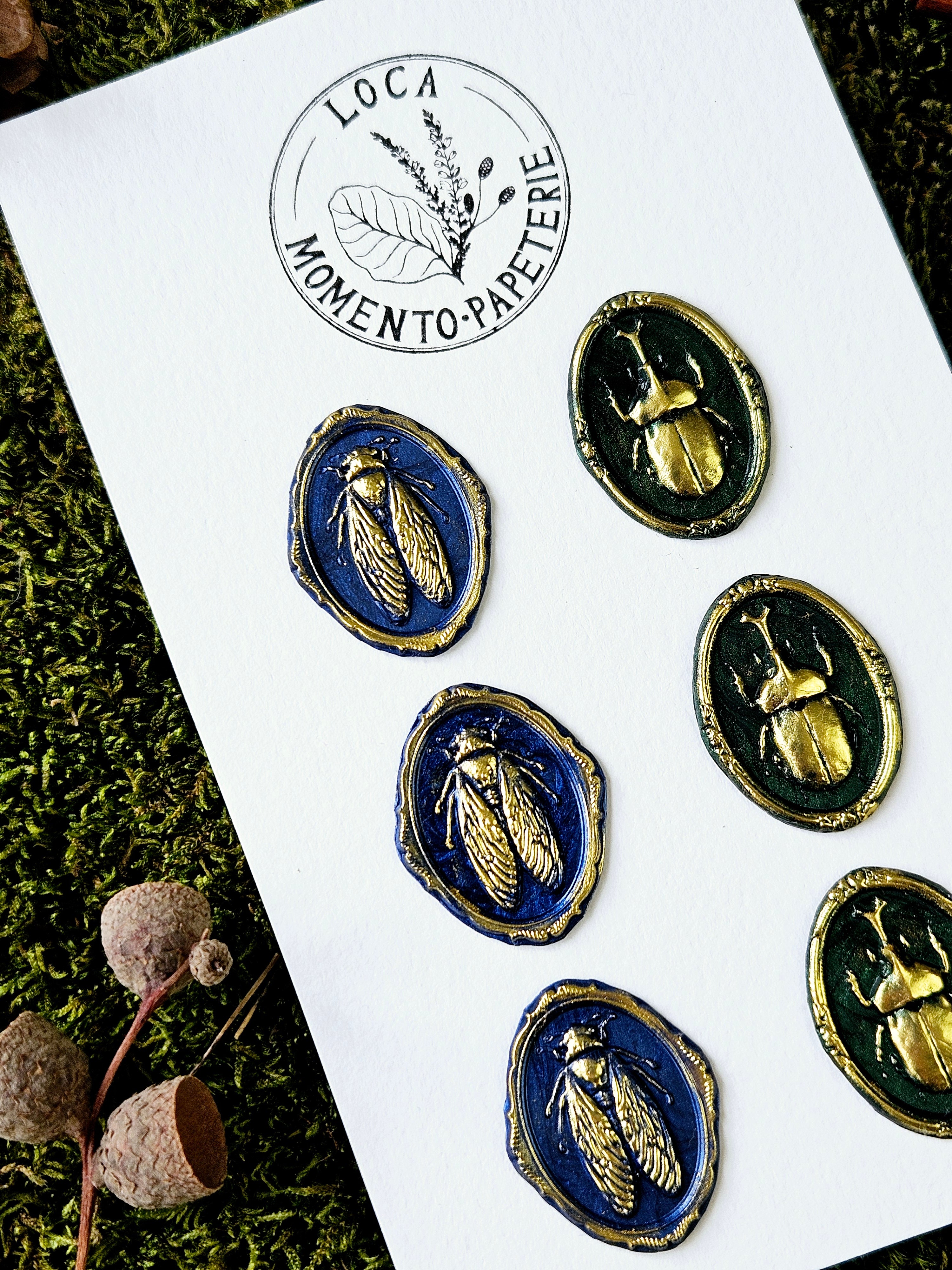 6er Grußkarten Set Von Punkten, Hörnern & Flügeln