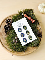 6er Grußkarten Set Von Punkten, Hörnern & Flügeln