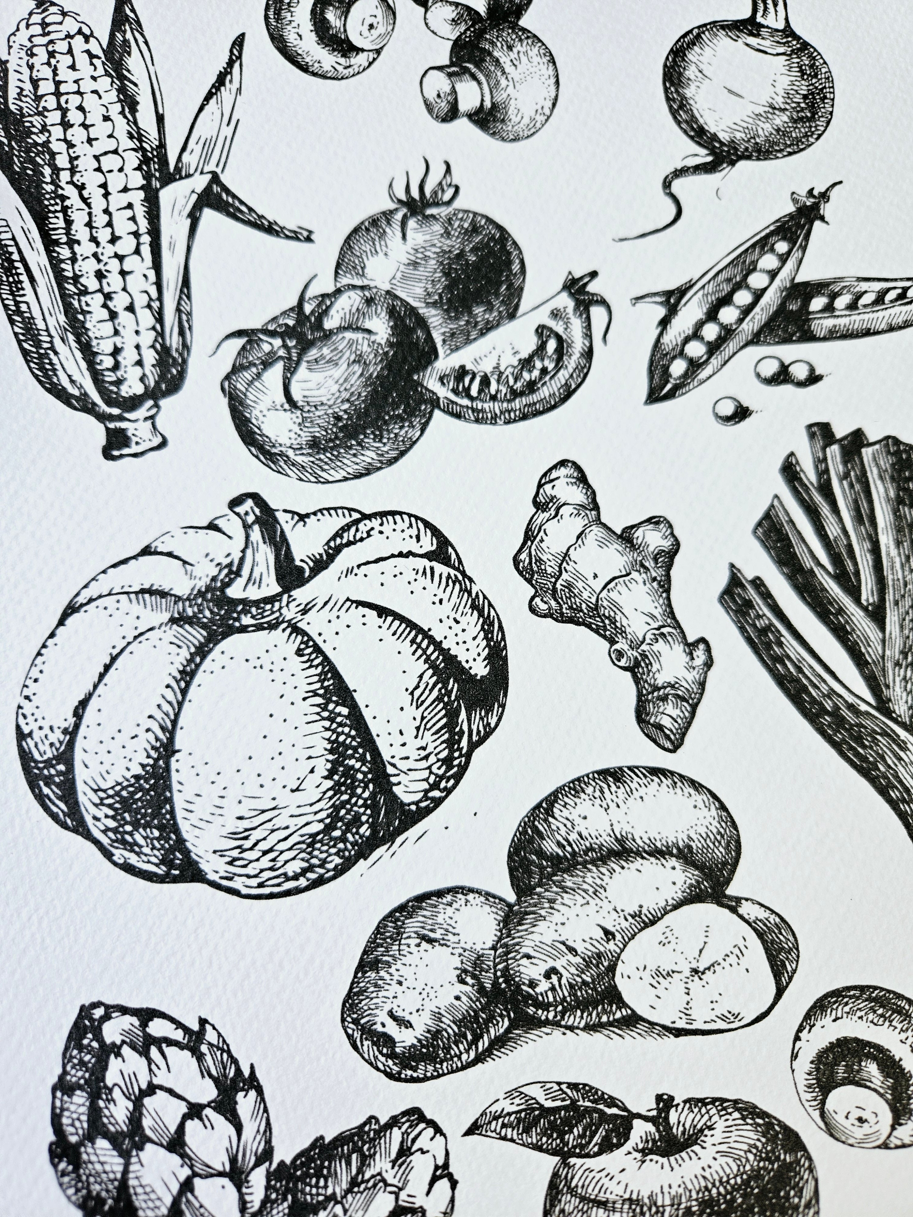 Kunstdruck Gartenschätze