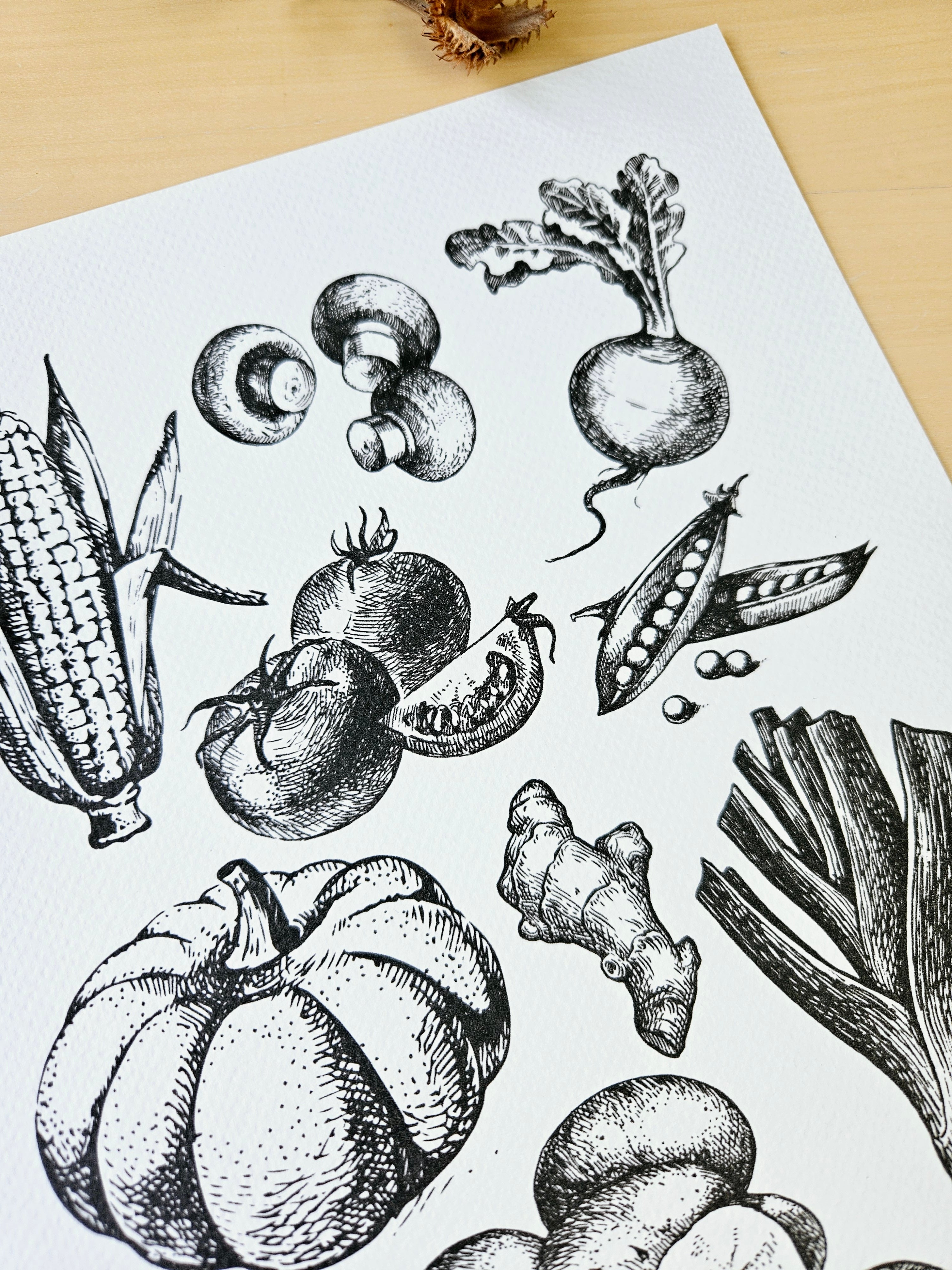 Kunstdruck Gartenschätze