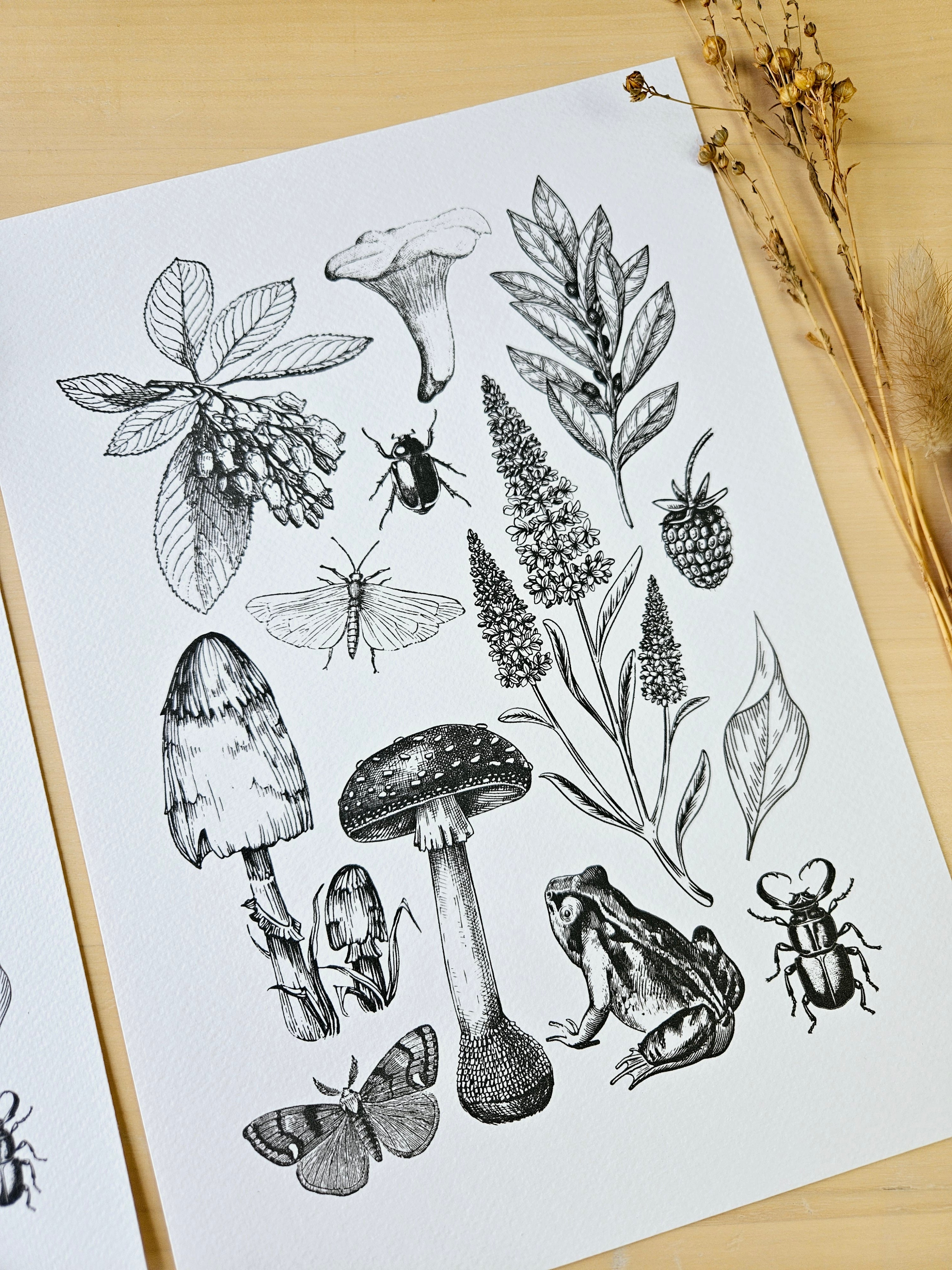 Kunstdruck Im Schatten des Waldes