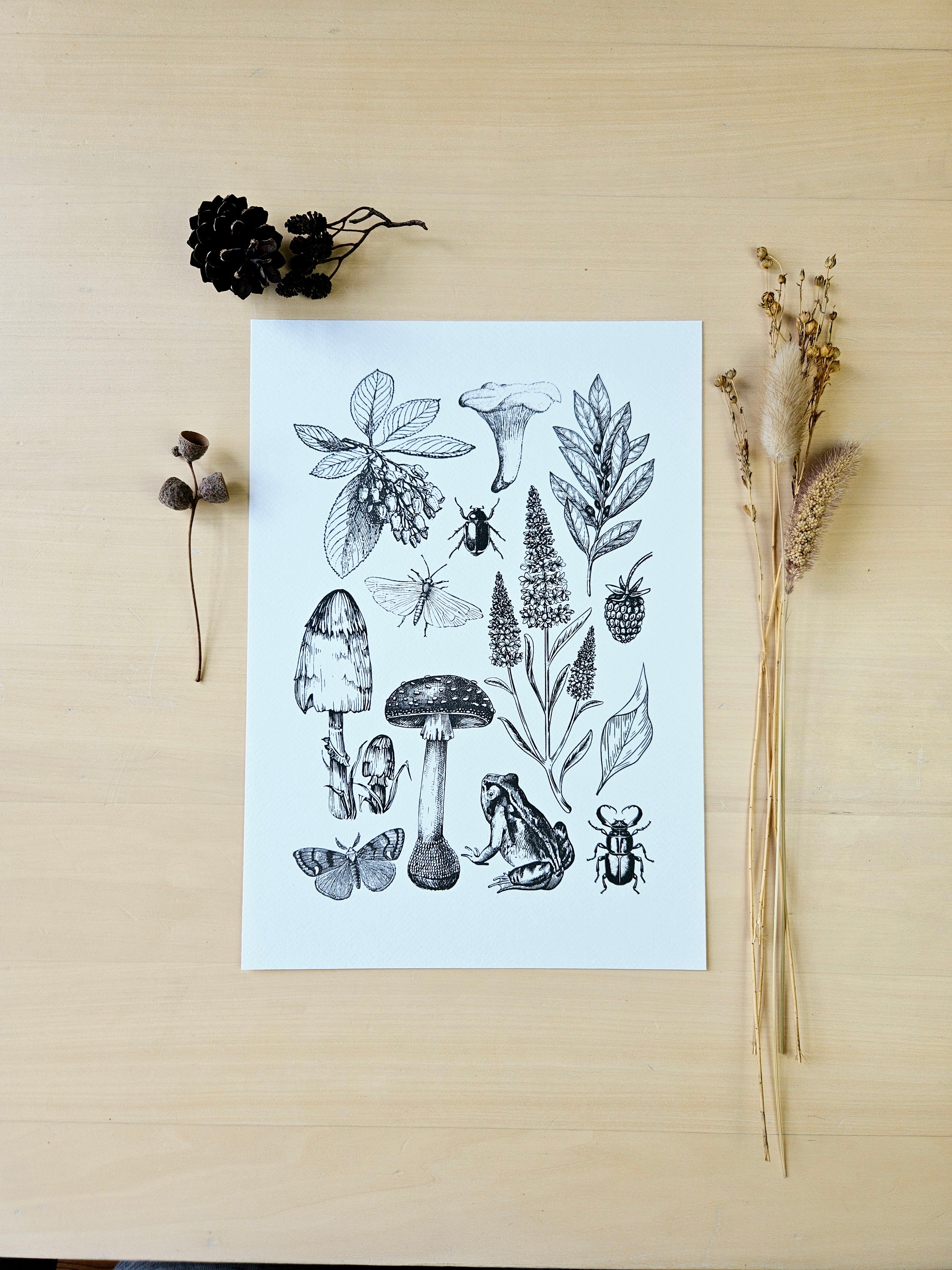 Kunstdruck Im Schatten des Waldes