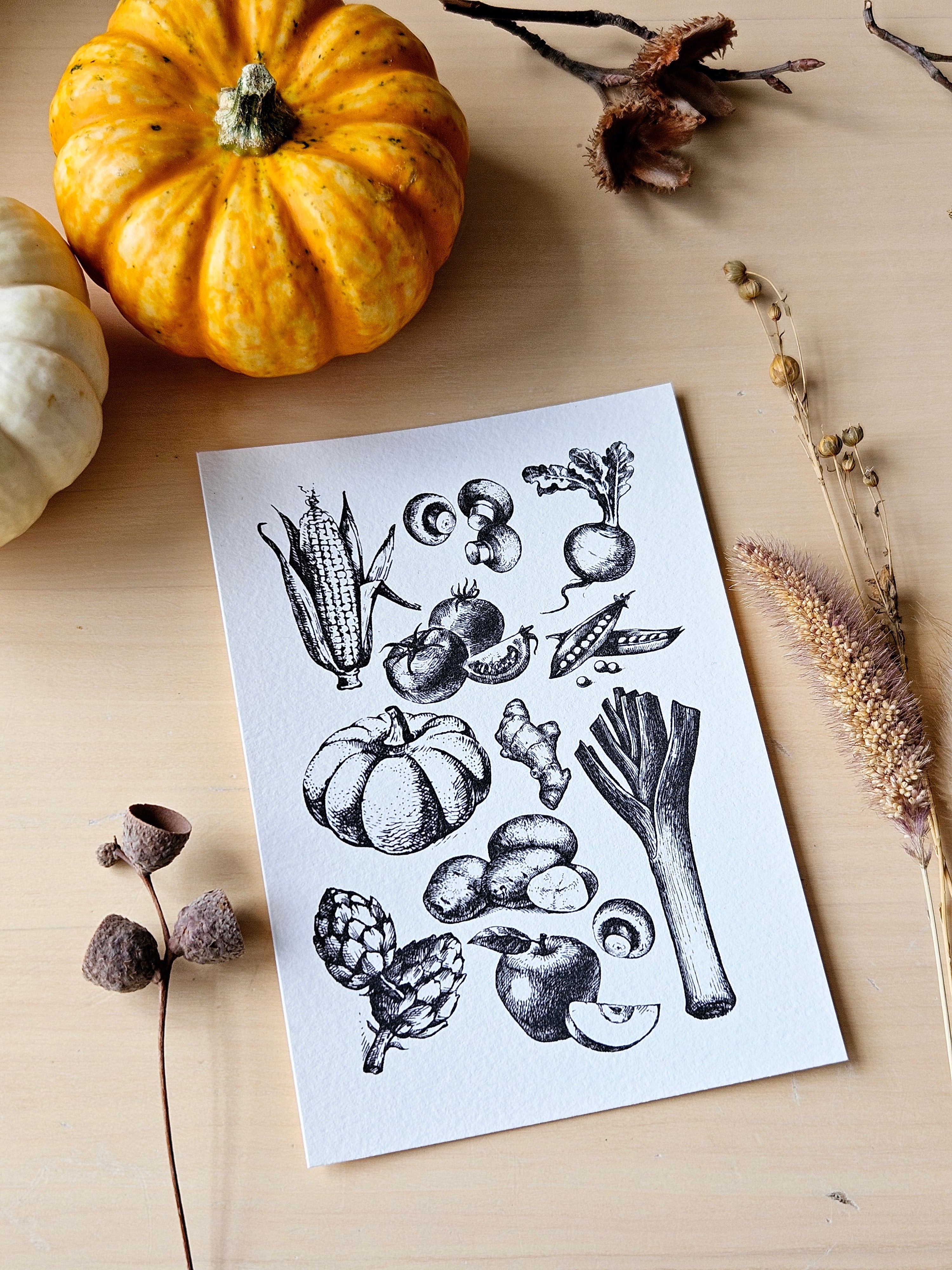 Kunstdruck Gartenschätze