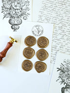 6er Grußkarten Set Blumen Bouquets