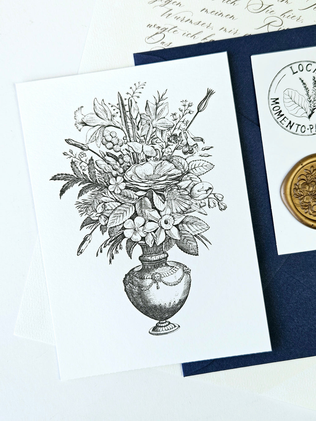 Grußkarte Blumen Bouquet