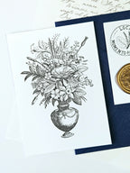 Grußkarte Blumen Bouquet