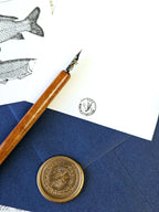 Grußkarte Maritimer Fischzug