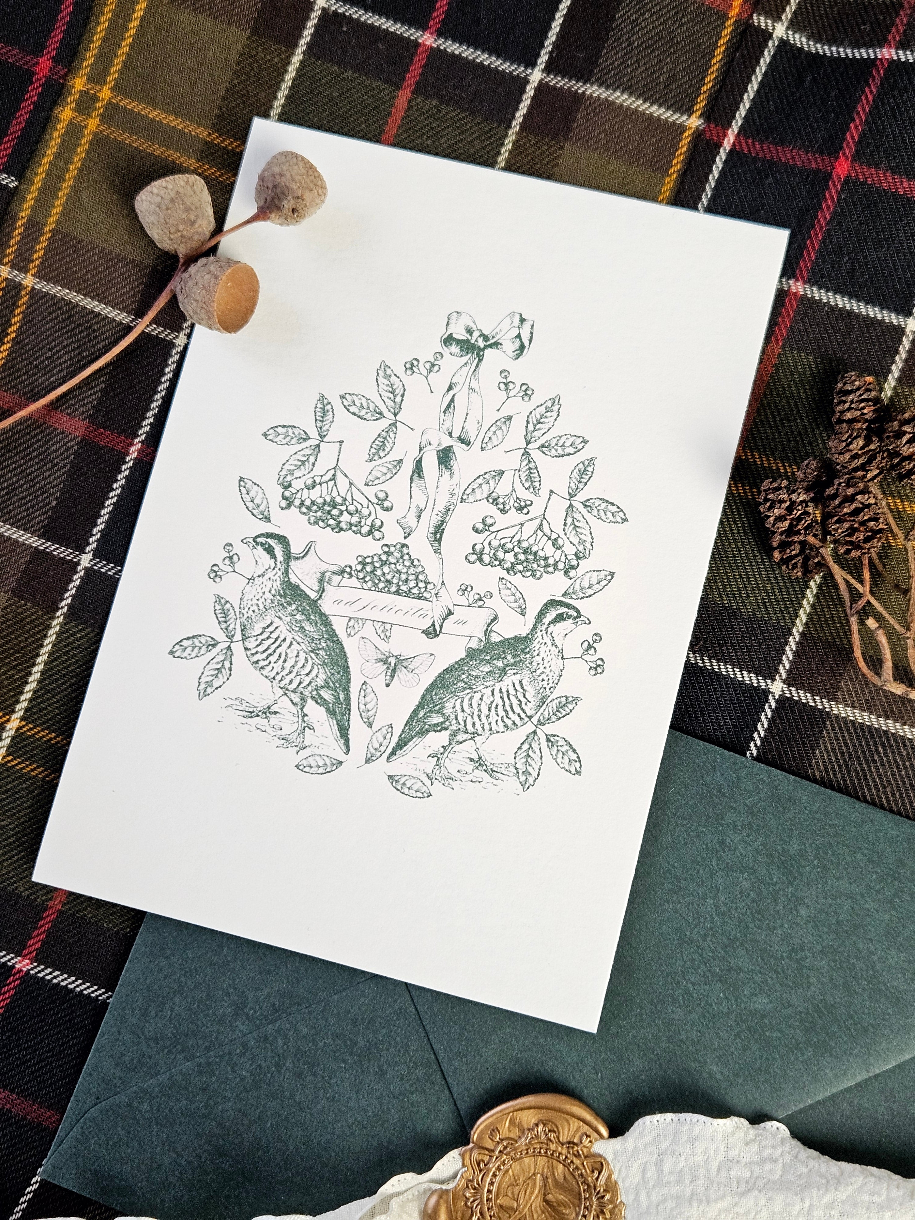 Grußkarte Anmut des Winterwaldes