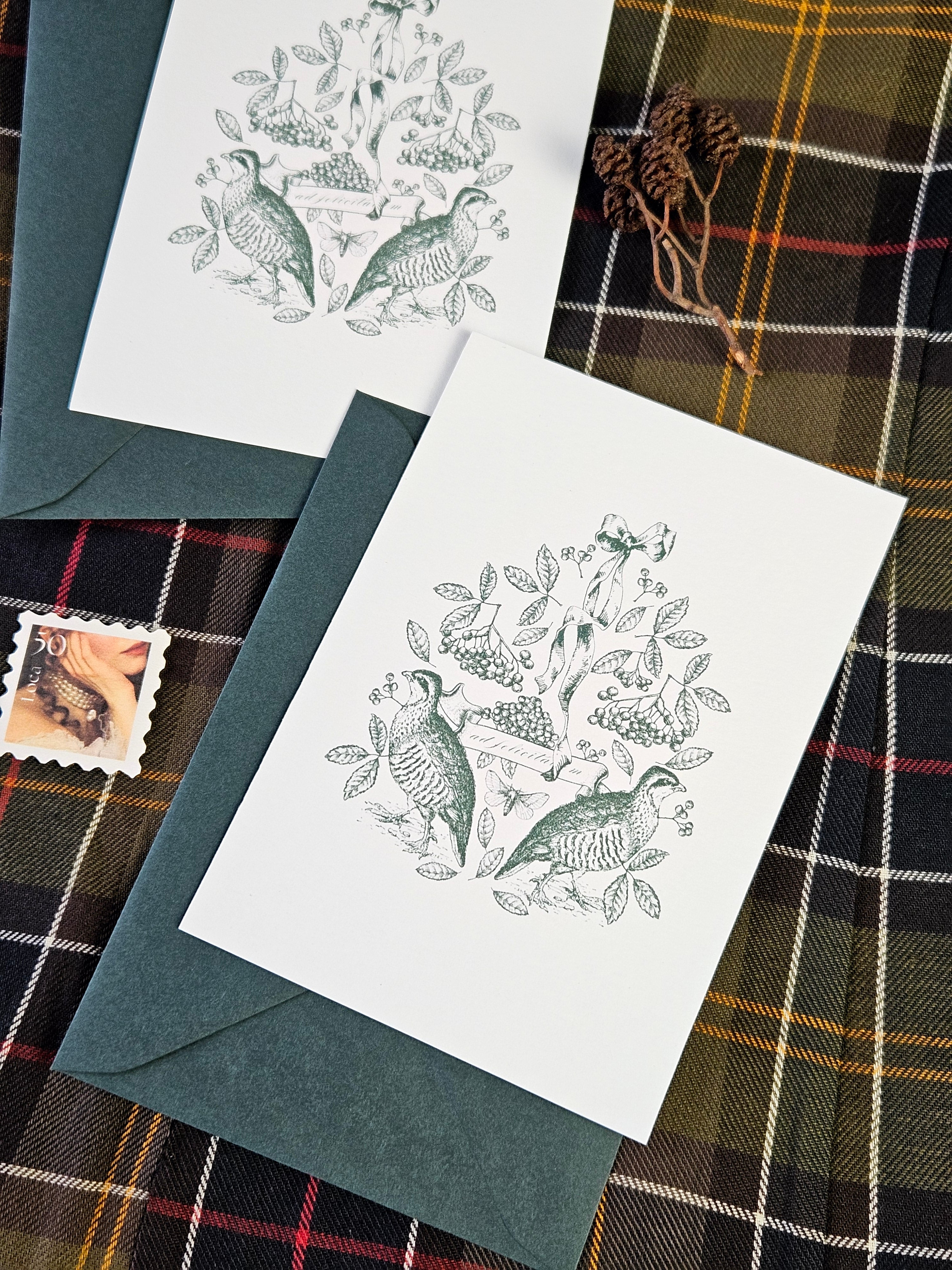 Grußkarte Anmut des Winterwaldes