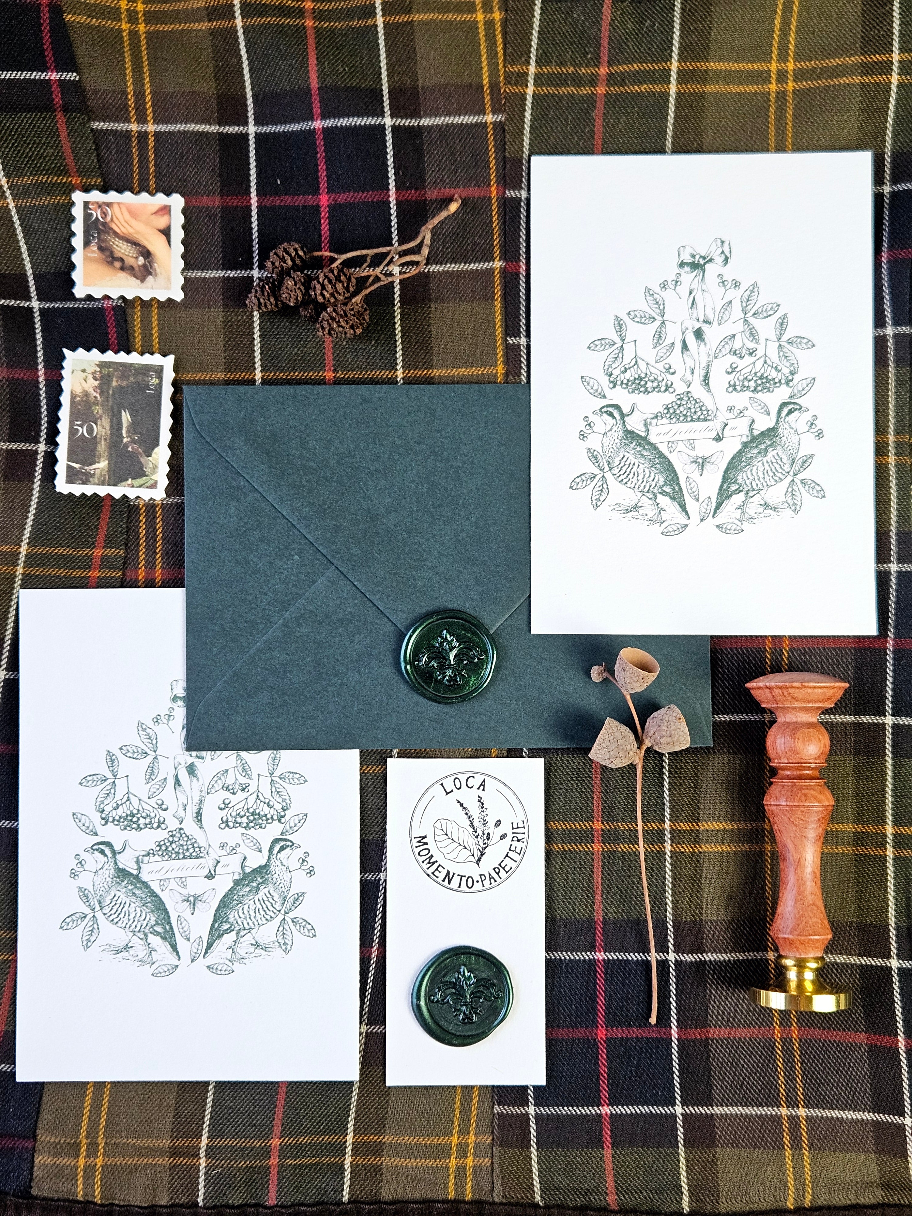 Grußkarte Anmut des Winterwaldes