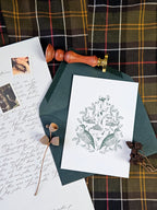 Grußkarte Anmut des Winterwaldes