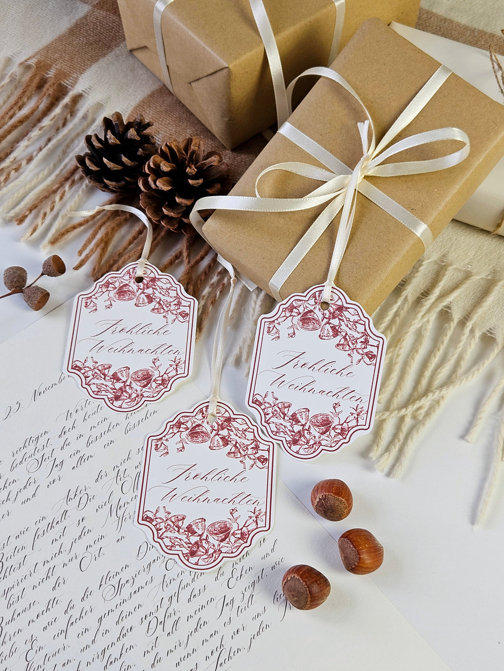 Geschenkanhänger Von Misteln & Glockenzauber