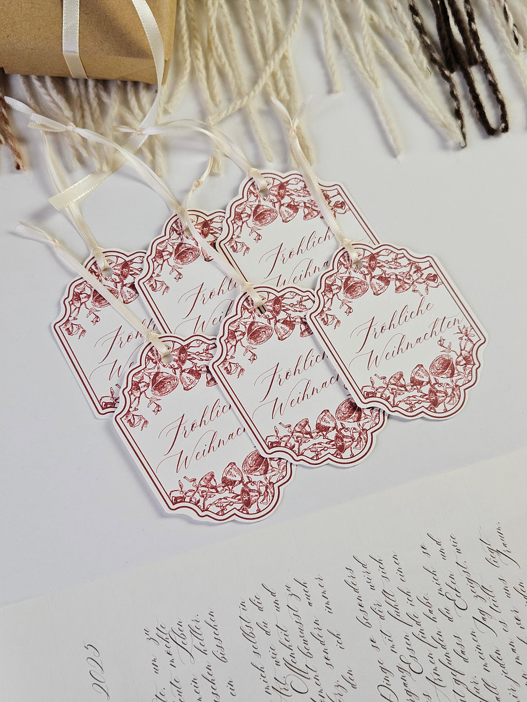 Geschenkanhänger Von Misteln & Glockenzauber