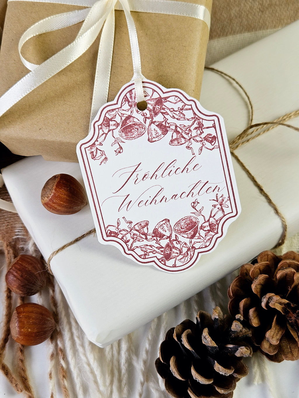 Geschenkanhänger Von Misteln & Glockenzauber