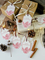 Geschenkanhänger Festliche Nostalgie