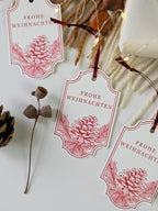 Geschenkanhänger Festliche Nostalgie