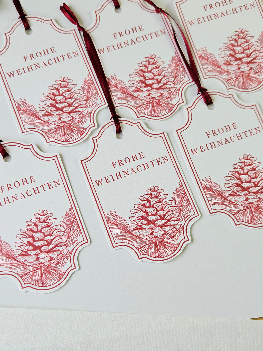 Geschenkanhänger Festliche Nostalgie