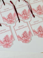 Geschenkanhänger Festliche Nostalgie