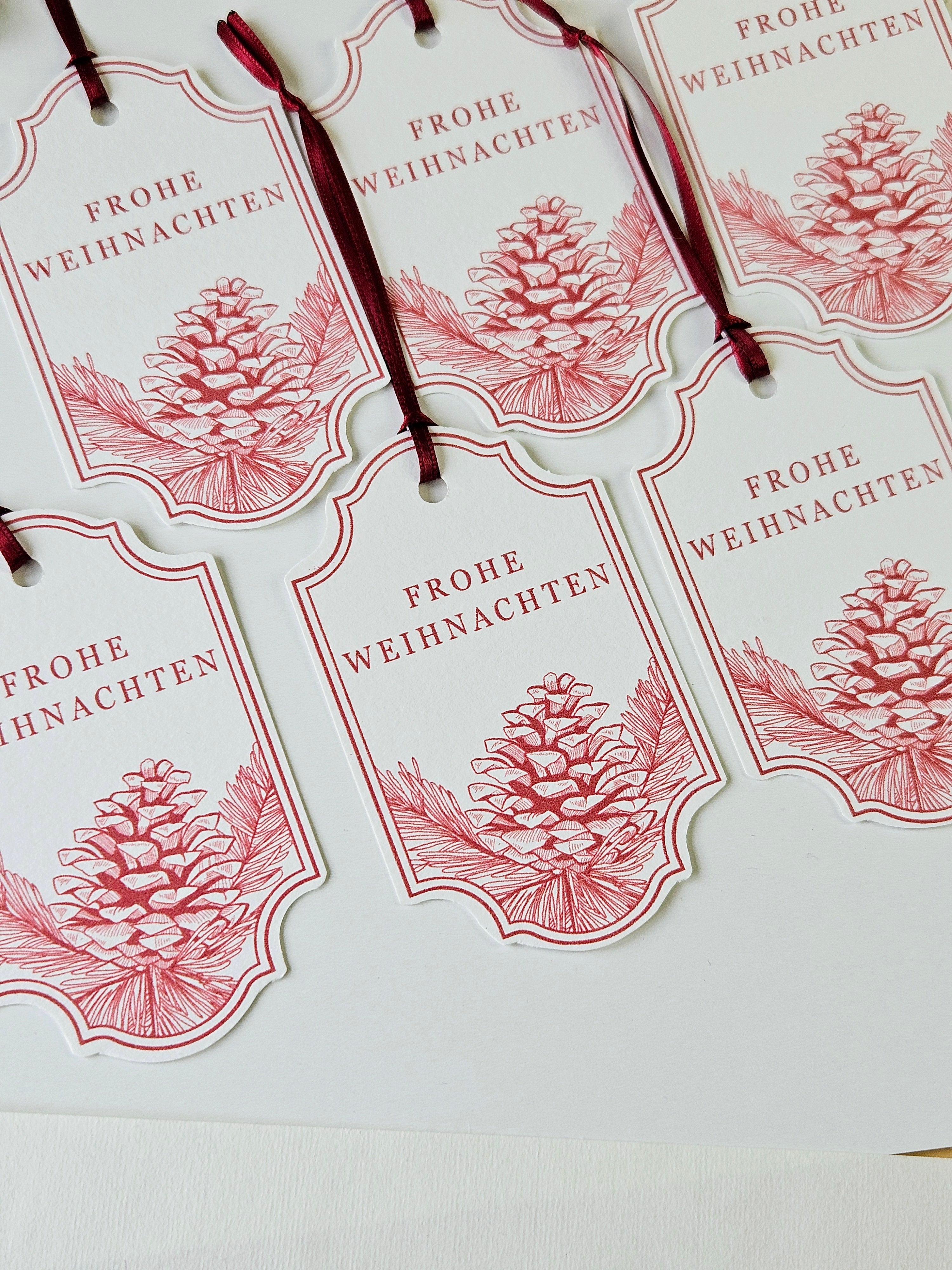 Geschenkanhänger Festliche Nostalgie