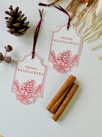 Geschenkanhänger Festliche Nostalgie