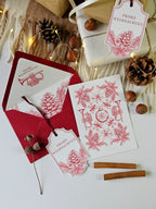 Geschenkanhänger Festliche Nostalgie