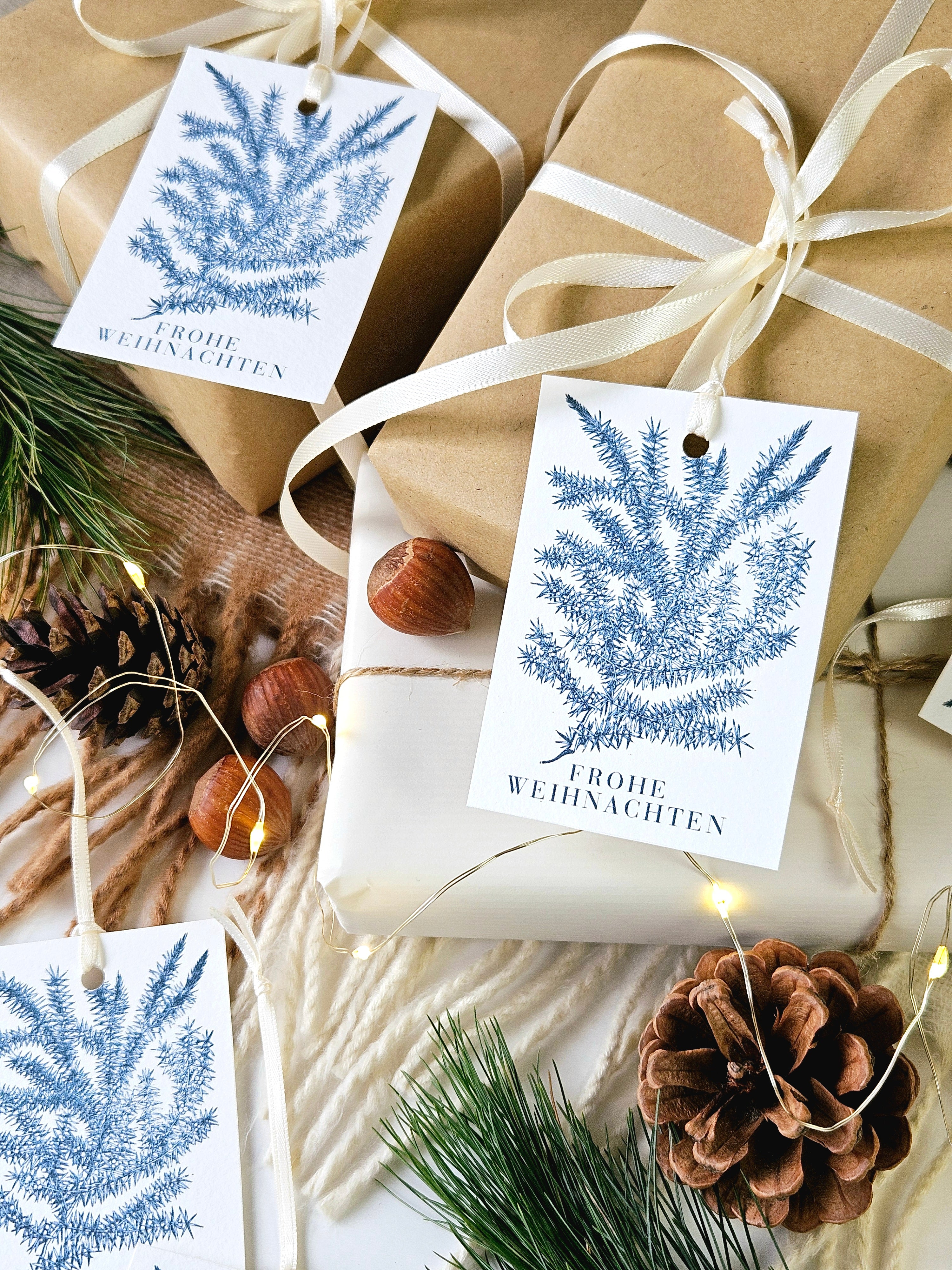 Geschenkanhänger Wintergrüner Wacholder