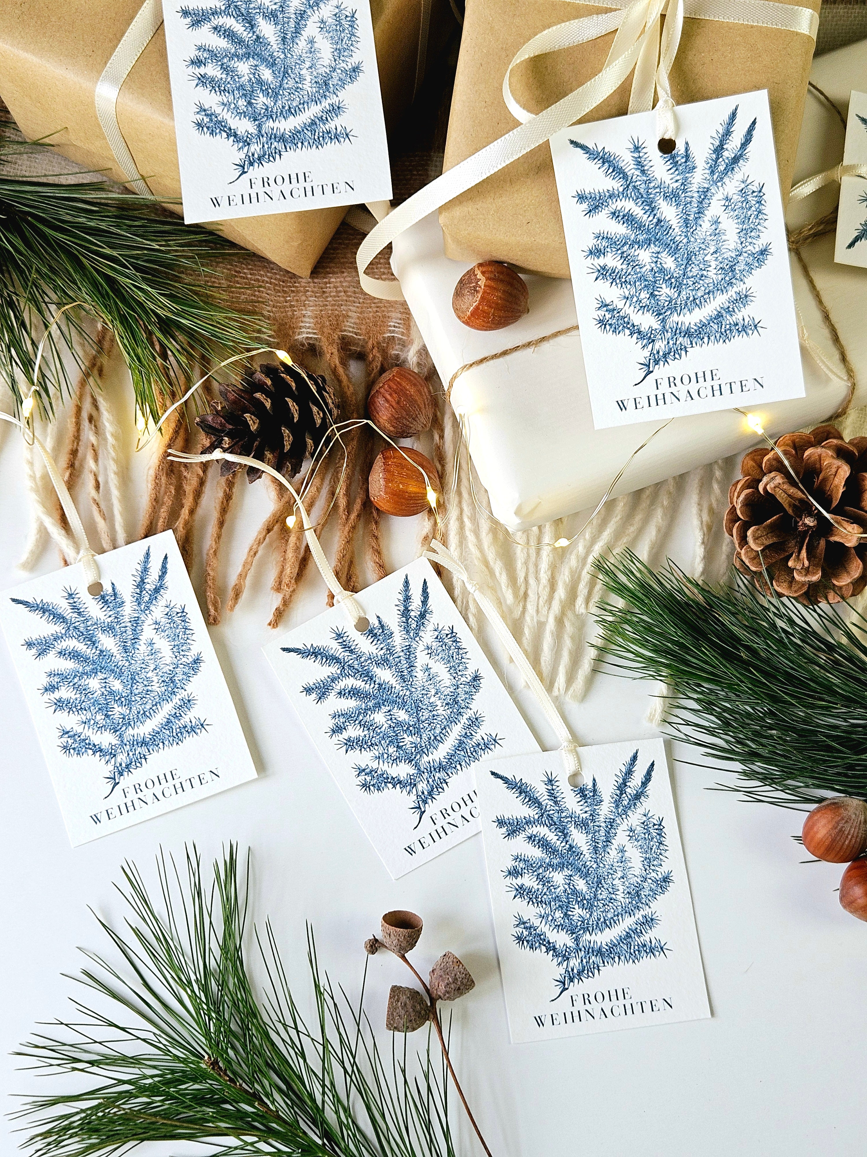 Geschenkanhänger Wintergrüner Wacholder