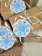 Geschenkanhänger Schimmernde Weihnacht