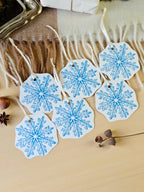 Geschenkanhänger Schimmernde Weihnacht