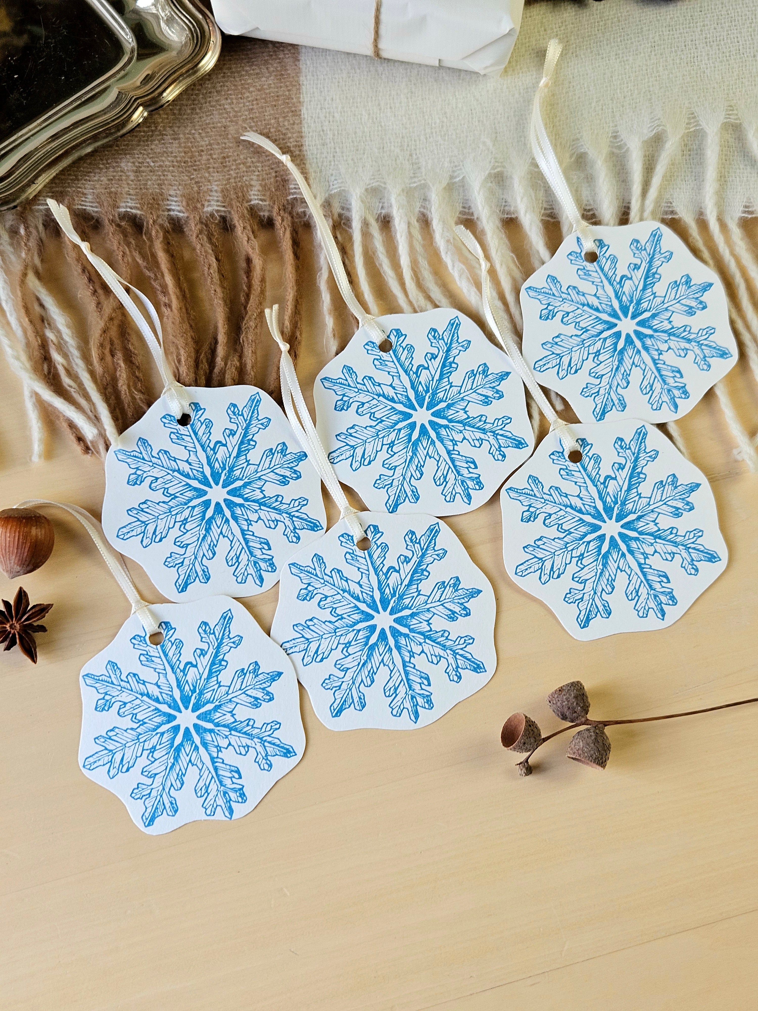 Geschenkanhänger Schimmernde Weihnacht