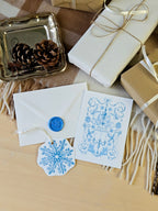 Geschenkanhänger Schimmernde Weihnacht