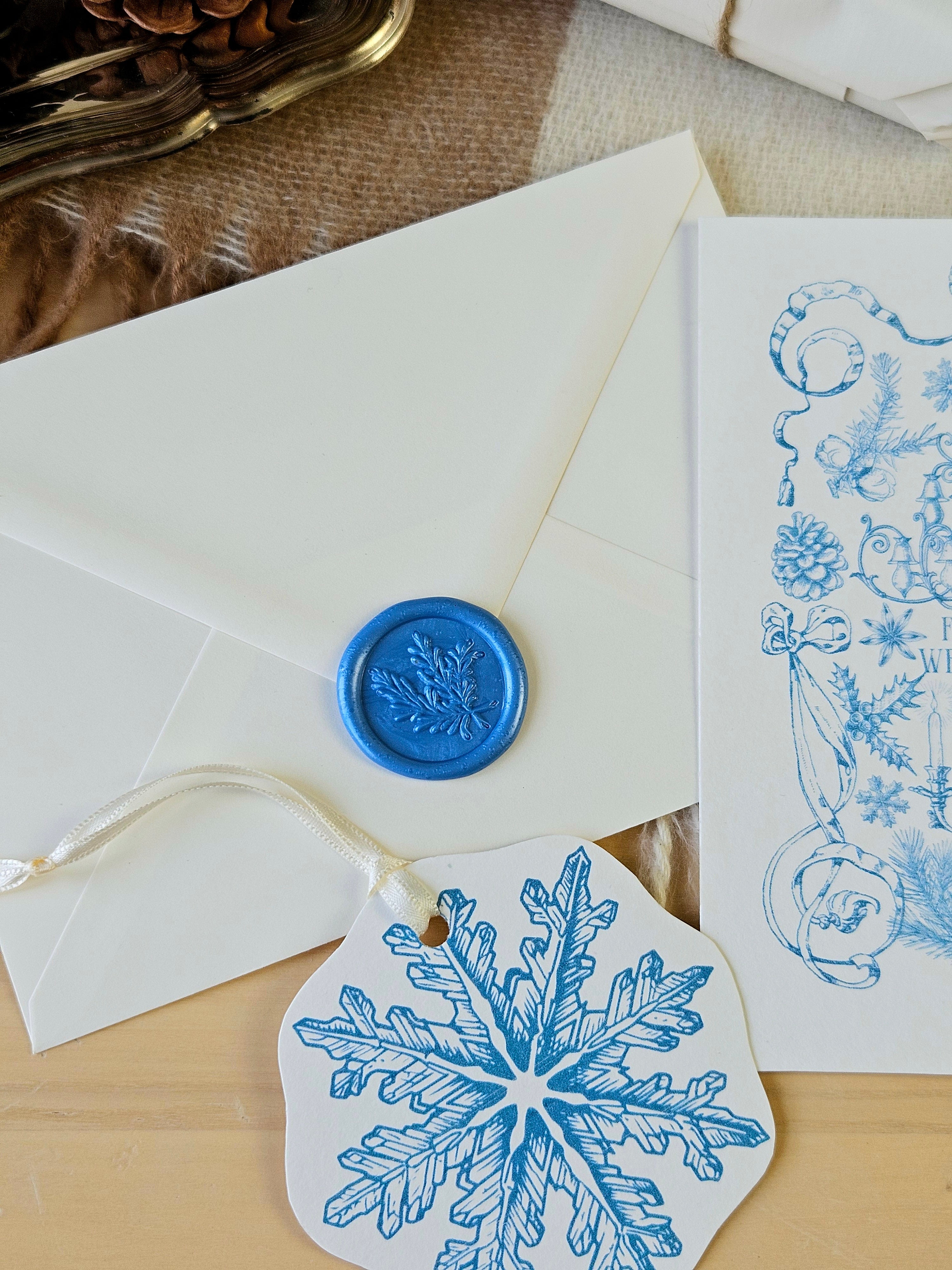 Geschenkanhänger Schimmernde Weihnacht