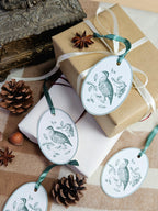 Geschenkanhänger Anmut des Winterwaldes