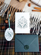 Geschenkanhänger Anmut des Winterwaldes