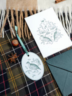 Geschenkanhänger Anmut des Winterwaldes