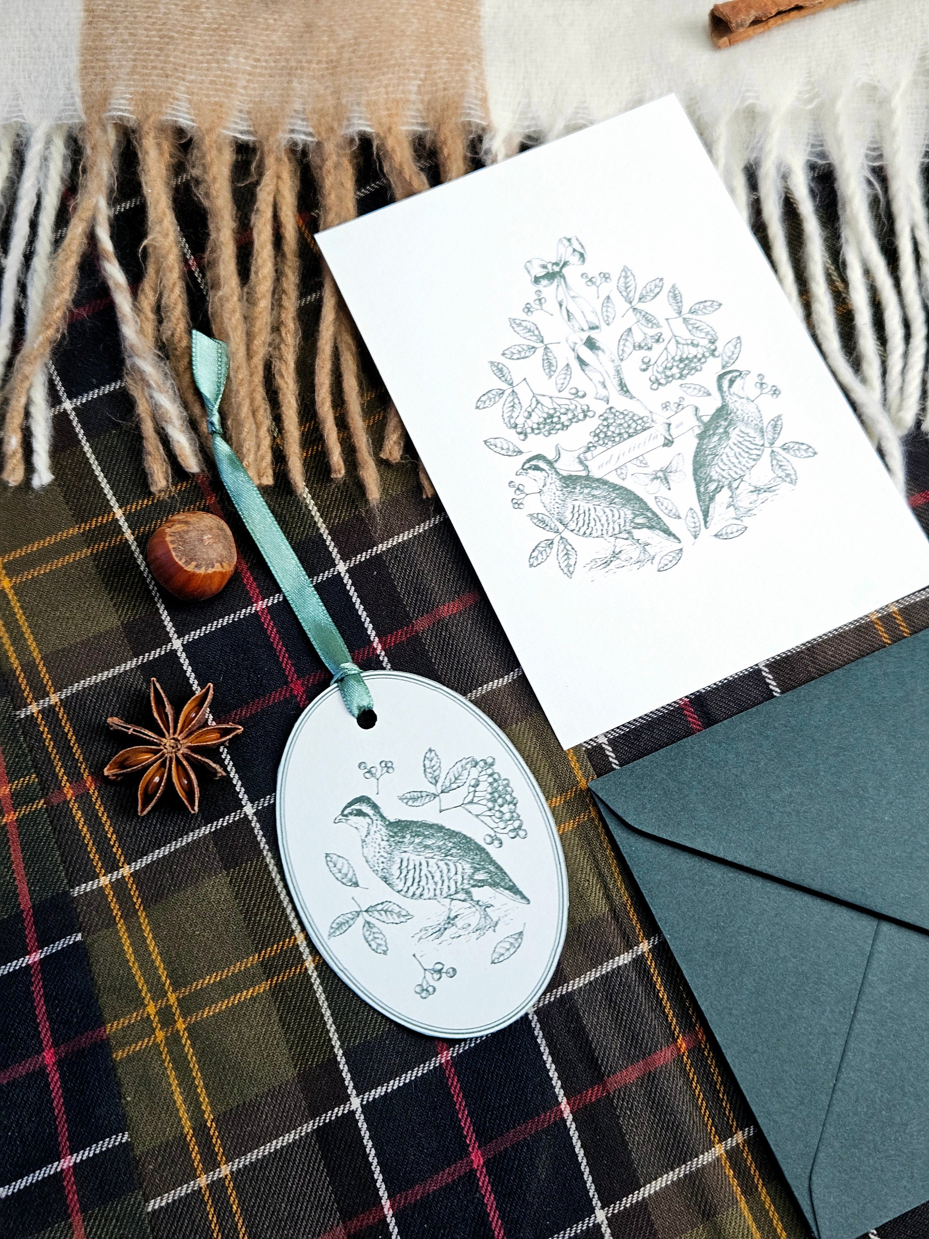 Geschenkanhänger Anmut des Winterwaldes