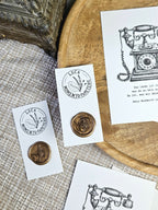 Grußkarte Vintage Telefon