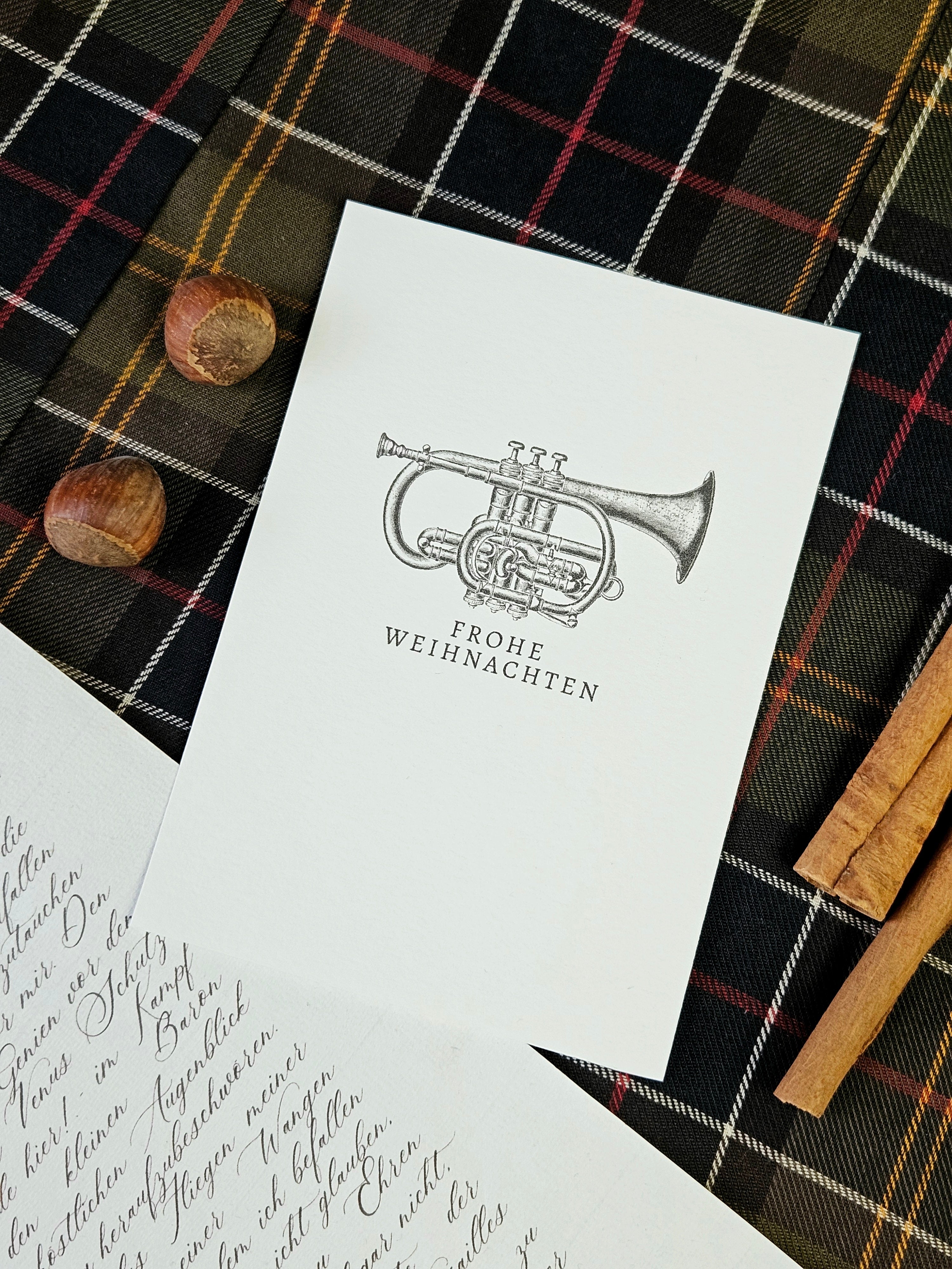 Weihnachtskarte Festliche Klänge
